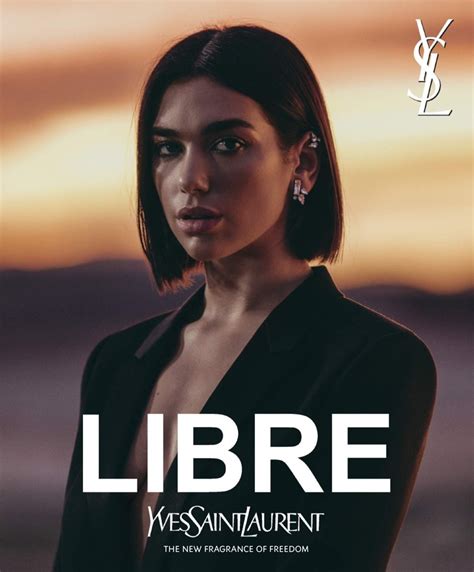 ysl libre ad model|yves Saint Laurent dua lipa.